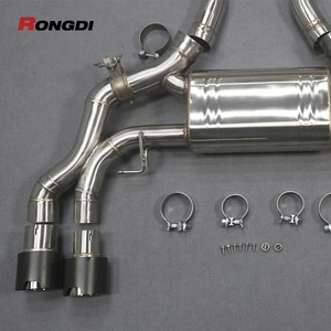 ท่อไอเสียแคทแบคสมรรถนะสูง อะไหล่แต่งรถยนต์ ท่อไอเสียแบบมีวาล์ว สำหรับ Bmw X3m X4m F97 F98 3.0t Valvetronic Muffler - Product Image 3