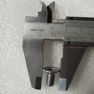 Tornillo de Cabeza Plana Hexagonal de Acero Inoxidable de 6 mm, Totalmente Roscado, Rosca Derecha, para Aplicaciones Metálicas en Exteriores - Product Image 2