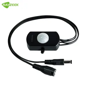 BS010 Sensor Gerak PIR MINI DC12-24V Tegangan Rendah untuk Lampu LED