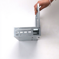 Piège à souris en acier galvanisé avec fenêtre transparente, station d'appât multi-capture pour rats vivants, sûr pour les enfants et les animaux domestiques, boîte de contrôle