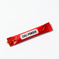 Sachets personnalisés 3g 5g en aluminium laminé, mini-rouleaux de film pour emballage de paprika, café instantané en poudre