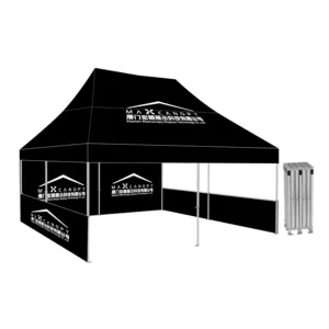 定制20x20制造标志印刷贸易展览帐篷户外折叠促销顶篷带标志的弹出式帐篷