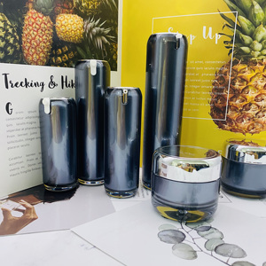 Thân Thiện Với Môi Trường Mỹ Phẩm Container Chai Lotion Kem Jar 100G 50Ml 30Ml <span class=keywords><strong>20Ml</strong></span> Bao Bì Mỹ Phẩm Nhôm Chăm Sóc Da Nhựa ABS - Product Image 1