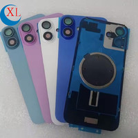 Coque Arrière de Téléphone en Verre avec Support Magnétique pour Apple iPhone 16 Pro, 16 Pro Max, 16 Plus