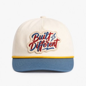 Casquette de camping 6 panneaux en sergé de coton avec logo personnalisé T&L, visière incurvée, unisexe, réglable, pour le sport, vente en gros - Product Image 2
