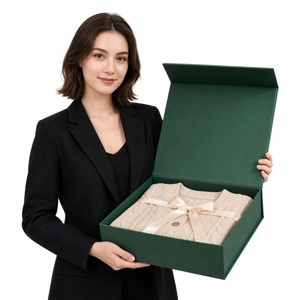 Premium Apparel Packaging Magnetic Folding Gift Box with Custom Logo Collapsible Rigid Design Wholesale Manufacturer Supplier - Product Image 1