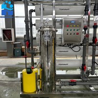 Système de traitement d'eau par osmose inverse (RO) centralisé commercial pour l'eau potable publique des écoles, hôpitaux et hôtels, 10 tonnes/heure