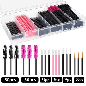 Kit de Aplicadores de Maquillaje Desechables con Varitas de Rímel, Pincel para Delineador de Labios, Pinzas para el Cabello, <span class=keywords><strong>Paleta</strong></span> de Mezclas - Product Image 4