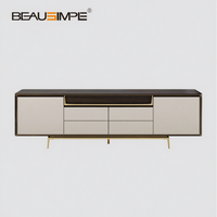 Meuble de rangement multifonctionnel moderne de luxe pour télévision et salle à manger, placage en bois de rose, pour cuisine, salon, haute qualité, taille personnalisable