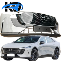 Bumper Depan Mobil Mazda EZ6 Original Bekas Terbongkar, Termasuk Grille, Sensor Radar, Kabel Harness, dan Perakitan Bumper Depan Asli.