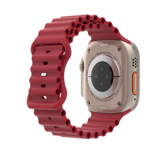 Caoutchouc de Silicone océanique pour Apple 38 42 45 49 mm Bracelet de montre intelligente Sport Bandes Bracelet de remplacement Accessoires Apple Ultra8 - Product Image 2