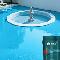 Recubrimiento Autonivelante para Pisos de Resina Epoxi de Alta Resistencia con Arena de Color, Pintura Protectora Resistente a Químicos