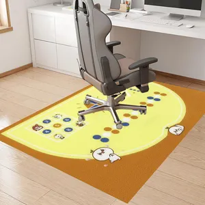 2023 Wholesale New Gaming Custom Printed Office Rivet Hard Floor Protection Backing PVC Chair Mat