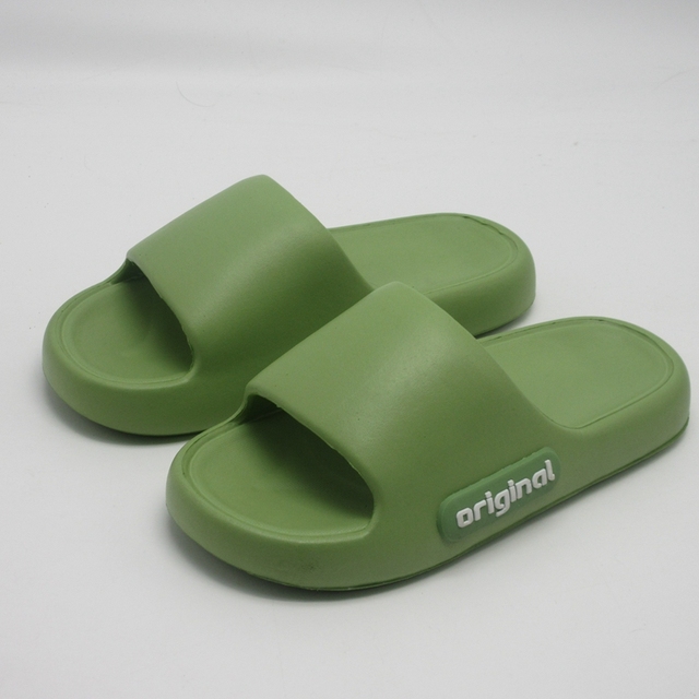 GRS Summer/Spring 4CM Softer Rubber EVA  Pillow Slide Sandal Customizable Logo Design Breathable Cloud Feeling Cushion Sandal