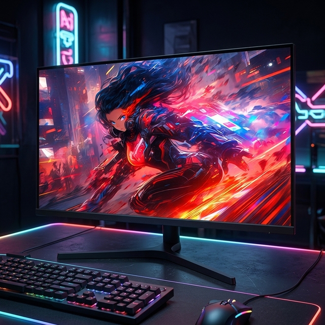 Pretty Design 240HZ-280HZ IPS/MVA Panel 1ms Response Time Screen Gaming 27 Inch 1K Curve Monitor