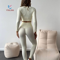 Ensemble de yoga pour femmes de quantité minimale de commande bas dernier style ensemble de yoga de haute qualité en vente directe en usine
