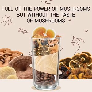 GANOHERB Ganoderma in capsule Reishi con funghi Coffe verde per il caffè Ganoderma caffè in polvere di caffè tisana - Product Image 5