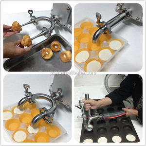 Máquina de llenado de pastel de taza de tiramisú de escritorio semiautomática de cabezales múltiples a precio de fábrica - Product Image 5