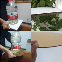 Vente en gros 1-12mm épaisseur 3-18 pouces rond carré couleur MDF planche à gâteau tambour emballage alimentaire