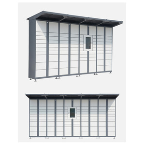 Outdoor Delivery <b>Locker</b> with Electronic Lock Smart Storage <b>Locker</b> System Parcel <b>Locker</b> for Apartment Supermarket School - Product Image 1