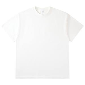 Hot 100% Pure Cotton Washed <b>Neutral</b> Heavy Weight Solid Color Mid Sleeve Plus Size Men's T-Shirt - Product Image 3