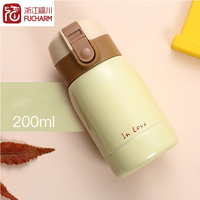 Termo Infantil Fucharm de 500 ml, Acero Inoxidable, Doble Pared, Aislamiento Térmico de 12-24 Horas, Libre de BPA, Ecológico, para la Escuela