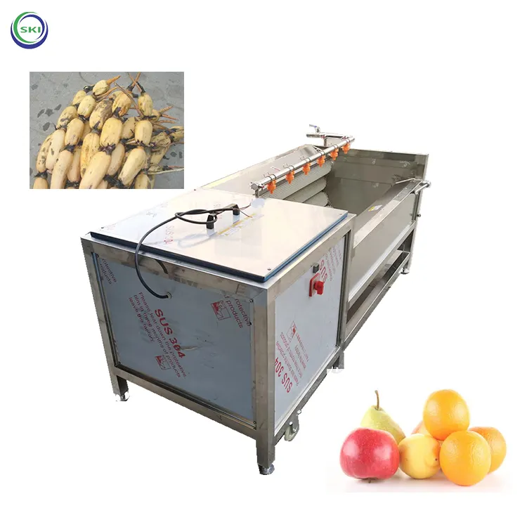 Potato Carrot Tomatoes Vegetable Washing Machine Fruit And Vegetables Cleaner Machine