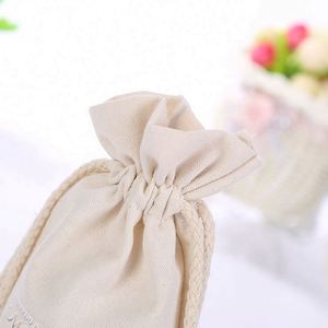 Wholesale Canvas <b>Drawstring</b> Wine <b>Bag</b> Tote <b>Bag</b> Wine Bottle Holder Customization Wine Tote <b>Bag</b> Carrier - Product Image 3