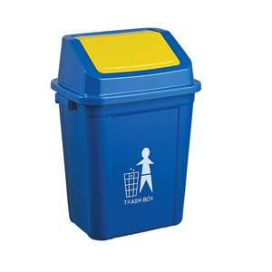 Cubo de basura de plástico con tapa abatible para el hogar de 30L, cubo de basura de <span class=keywords><strong>PP</strong></span> de 30 litros con tapa para almacenamiento de cocina - Product Image 3