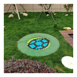 Mini <span class=keywords><strong>trampoline</strong></span> rond de 12 pouces pour adultes et enfants, rebondisseur <span class=keywords><strong>rectangulaire</strong></span> pour le fitness en extérieur - Product Image 5