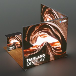 Venta al por mayor de tensión de estiramiento Modular pantalla retroiluminada SEG caja de luz Exposición de lanzamiento de productos - Product Image 2