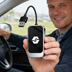 กล่องดองเกิลไร้สาย Carplay Android Auto 2 in 1 อะแดปเตอร์ Carplay ไร้สาย พร้อมสาย USB - Product Image 1