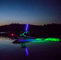 Fouet LED RGB Dream Color de 2 à 6 pieds avec télécommande et contrôle par application, base à dégagement rapide pour accessoires ATV/UTV/tout-terrain