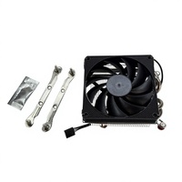 Refroidisseur de processeur 130W avec 4 caloducs en cuivre et ailettes en aluminium, avec ventilateur, compatible LGA 1700 1200 115X AM4 ITX, profil bas, OEM ODM, usine ISO, MOQ 1 pièce
