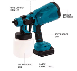 Pistolet pulvérisateur <span class=keywords><strong>sans</strong></span> <span class=keywords><strong>fil</strong></span> HVLP à batterie lithium 3000 PSI 800 ml, pulvérisateur de <span class=keywords><strong>peinture</strong></span> <span class=keywords><strong>sans</strong></span> <span class=keywords><strong>fil</strong></span> avec buse de 2,0 mm pour le travail du bois, revêtement OEM - Product Image 3