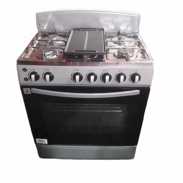 GENSUN 30 Inch Gas Range Free Standing Oven with Grill Six Burners Gas Stove Kitchen Family Baking Cooking Appliances