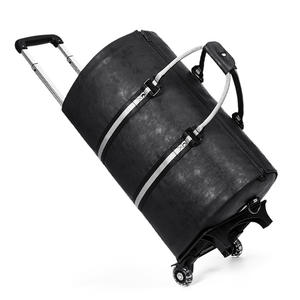 Sac de costume en PU grande capacité, nouveau sac de voyage pliable, sac à roulettes d'affaires, valise à roulettes, sac à main - Product Image 2