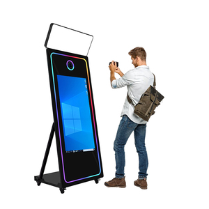 Cabina Fotografica FTV 2026 con Specchio, Schermo LCD Touch da 55 Pollici, Android/Windows, Fotocamera DSLR, Stampa Istantanea, Capacità 15 Persone, Magazzino USA - Product Image 2