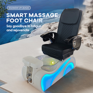 Sillón de Masaje Inteligente para Pies, Spa de Pedicura, Asiento Reclinable con Bañera de Hidromasaje, Luz LED de 7 Colores, Función de Calor, Sistema de Chorro sin Tuberías - Product Image 1