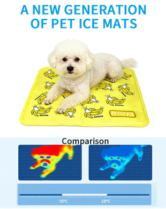 HANERSHI - Alfombrilla Refrescante para Mascotas, Diseño de Dibujos Animados, de PVC y Fibra de Gel, 30x40cm, Enfriamiento Suave y Rápido, Multifuncional - Product Image 3