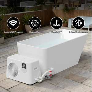 Ambohr 1Hp Refroidisseur de Bain de Glace Automatique Intelligent Wi-Fi à Usage Commercial 32 ° F-104 ° Équipement de refroidissement d'eau F Cold Plunge R410A - Product Image 2