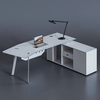 Table d'étude de qualité supérieure, bureau d'ordinateur en verre, chaise, bureau