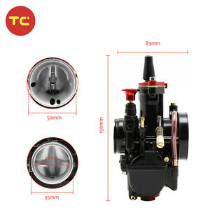 Kit de <span class=keywords><strong>Carburador</strong></span> de Carreras PWK de 21 mm para Motocicletas, Scooters, Motos de Cross y ATV de 50 cc a 100 cc, <span class=keywords><strong>2T</strong></span>/4T, <span class=keywords><strong>Carburador</strong></span> con Filtro de Aire y Colector de Admisión - Product Image 4