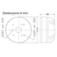 Haut-parleur de compression HF à compression acoustique, diaphragme en titane de 44 mm, amplification passive de 55 W, tweeter pour utilisation sur scène H44/8044