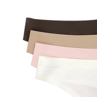 Sous-vêtements féminins personnalisés avec logo, en nylon et élasthanne, taille basse, séchage rapide, respirants, sans couture, OEM ODM