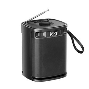 New ksst <span class=keywords><strong>KT</strong></span>-1123S panel năng lượng mặt trời có thể sạc lại đài phát thanh màu xanh Loa răng với ăng-ten ngoài trời di động FM Đài phát thanh DJ Loa - Product Image 2