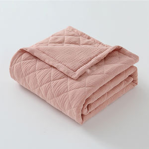 Couverture Matelassée en Mousseline pour Bébé Douce Confortable Épaisse Chaude et Légère Couette pour <span class=keywords><strong>Poussette</strong></span> Berceau Couette en Mousseline Literie pour Tout-Petit - Product Image 5