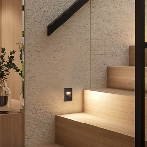 Lampes murales LED d'extérieur en aluminium sur mesure, design moderne 3W, 3 températures de couleur (2700K-5000K), étanches pour escaliers de maison et de jardin - Product Image 6