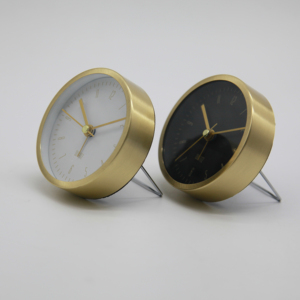 Maxery <span class=keywords><strong>Rosa</strong></span> Orologio Da Tavolo <span class=keywords><strong>Sveglia</strong></span> In Metallo Muto Orologio Per Soggiorno O in Ufficio Per La Decorazione Domestica - Product Image 6