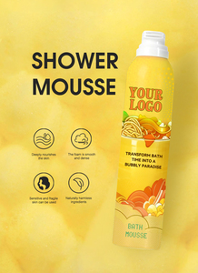 Private Label pelle setosa Bubble Gel doccia schiuma sbiancante ravvivante Olive Mousse da bagno con palla da bagno idratante profumata - Product Image 2